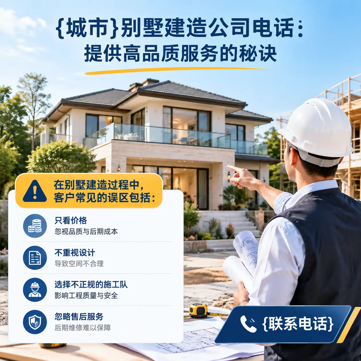 丹寨别墅建造公司电话：提供高品质服务的秘诀