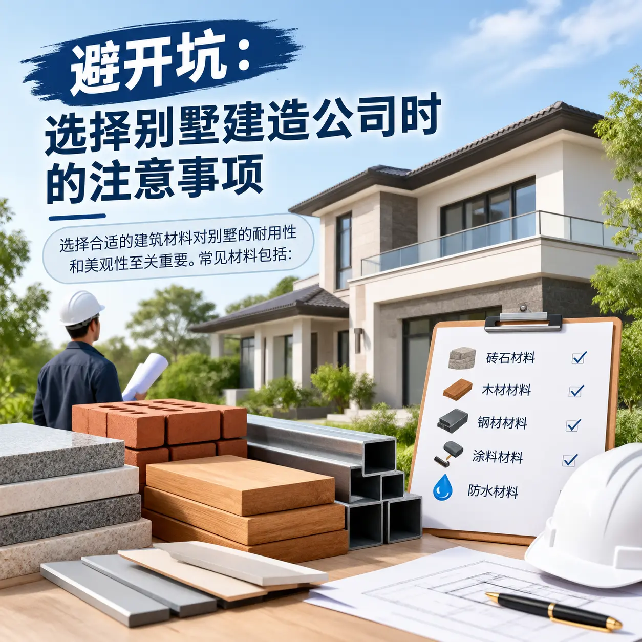 避开坑：选择 丹寨 别墅建造公司时的注意事项