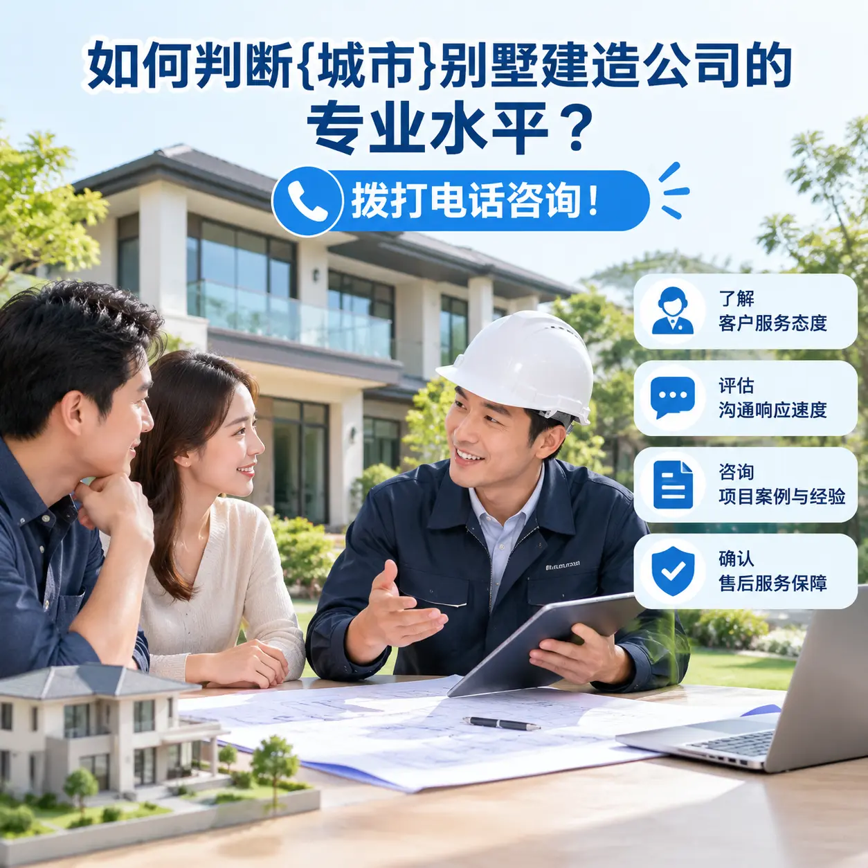 如何判断丹寨别墅建造公司的专业水平？拨打电话咨询！