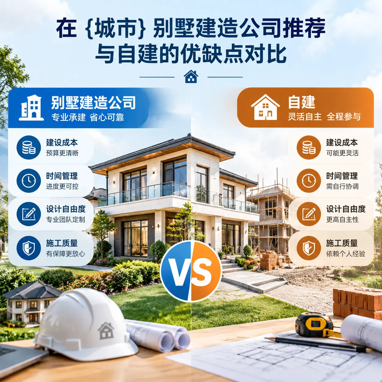 在 丹寨 别墅建造公司推荐与自建的优缺点对比